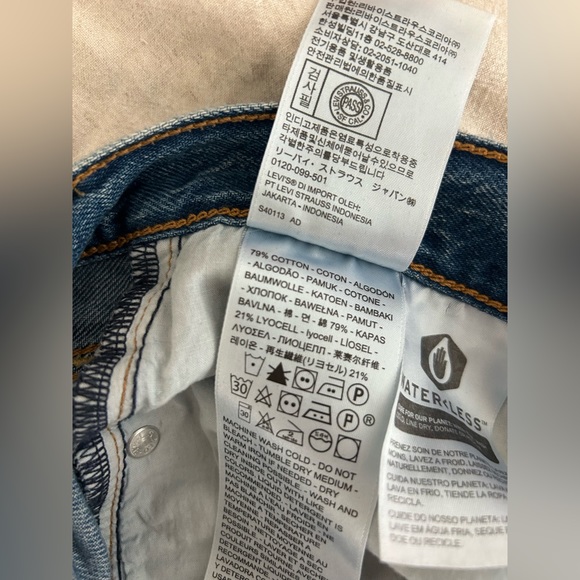 Levi’s Ribcage Straight Ankle Jeans size 28 - Picture 6 of 6